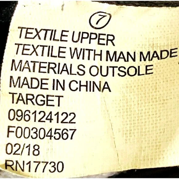 A New Day Target Sneakers Chunky Canvas Textile Black Lace Women 7 Chucks Preppy - Picture 14 of 14